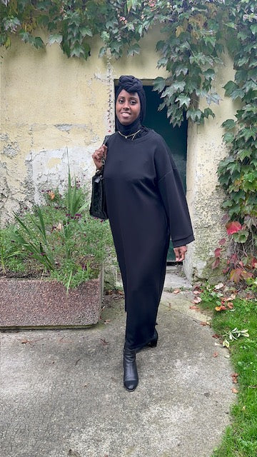 Robe pull noir